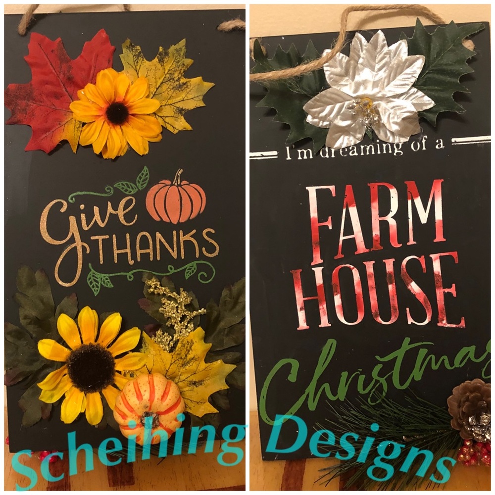 Double sided Door Decor